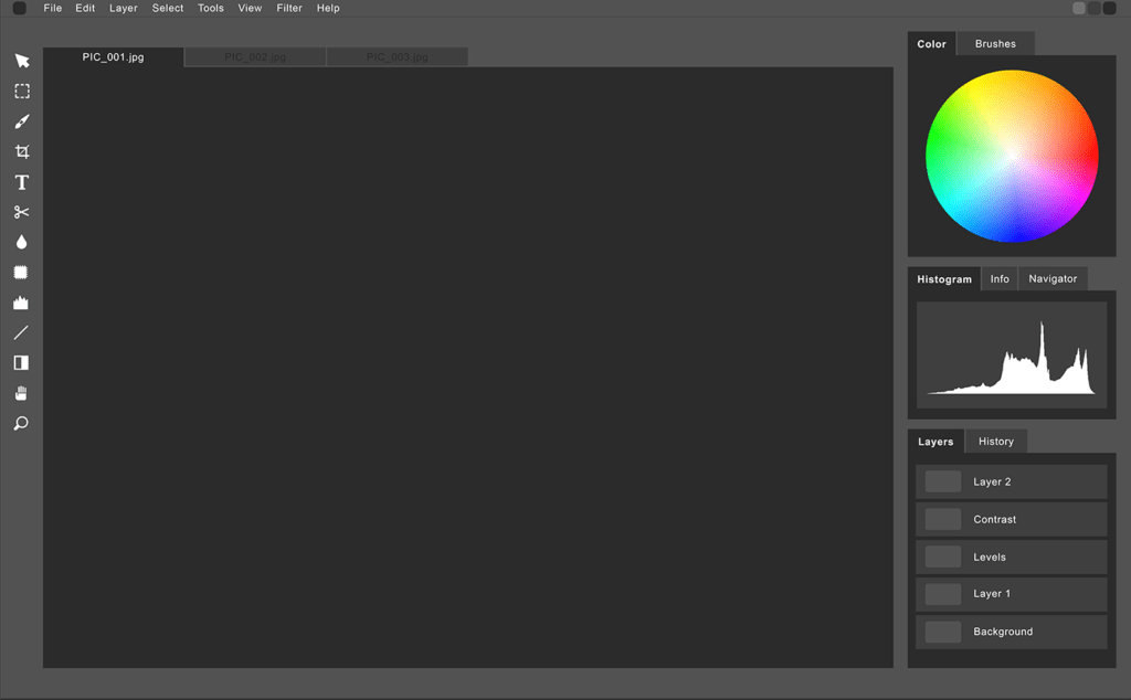 Minimalist Photo Editing Software
