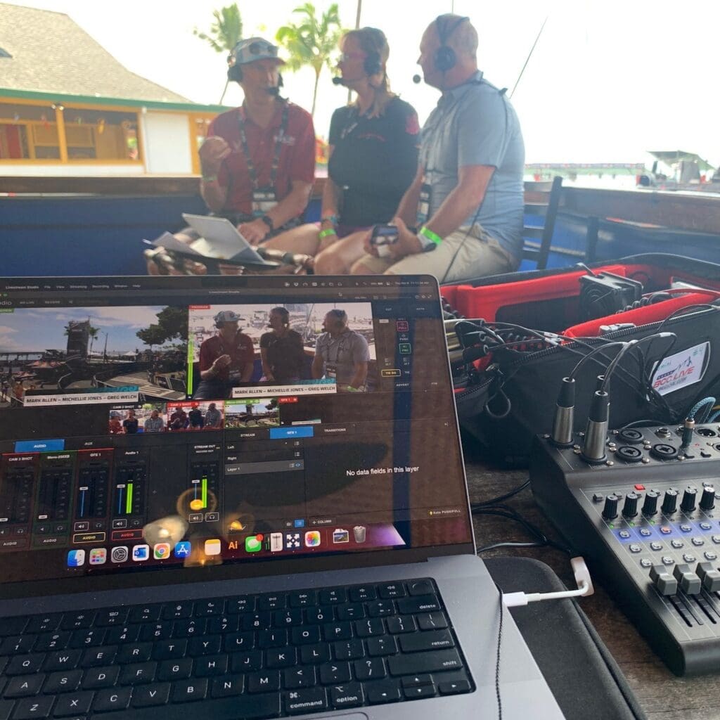 IRONMAN World Championship Broadcast Set Up