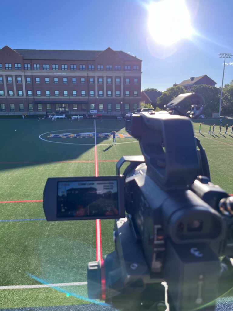 Capturing video of women's soccer